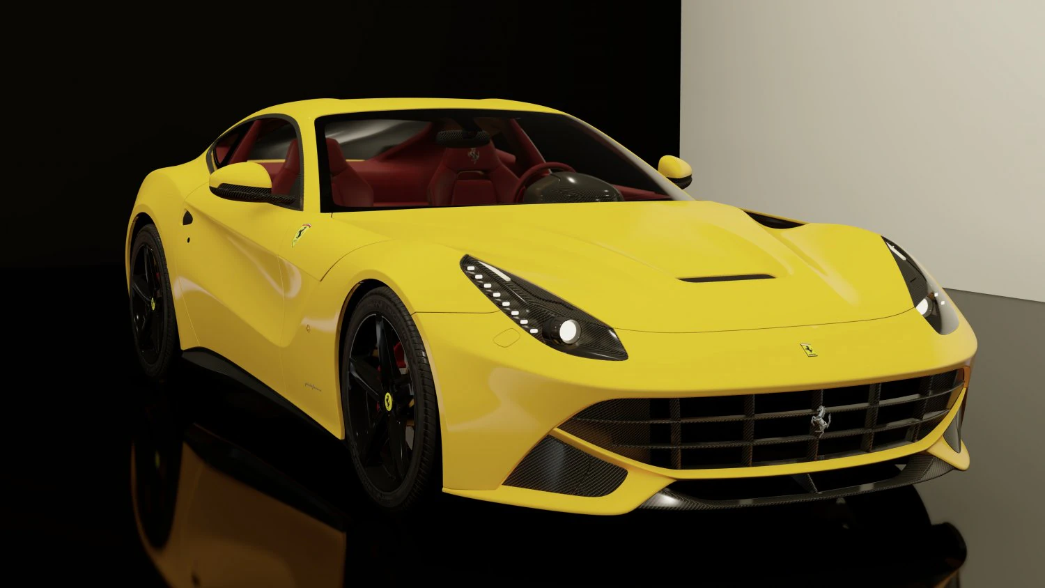 ferrari berlinetta f12 3D Model .c4d .max .obj .3ds .fbx .stl .blend 