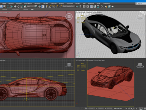 electric vehicle i8 3D Model
