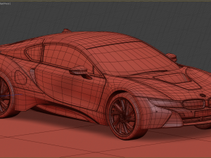 electric vehicle i8 3D Model