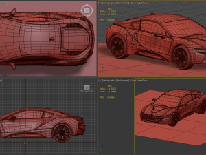 electric vehicle i8 3D Model