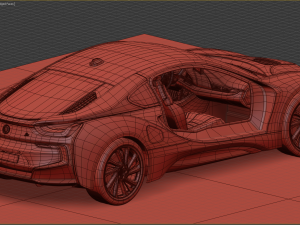 electric vehicle i8 3D Model