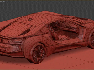electric vehicle i8 3D Model