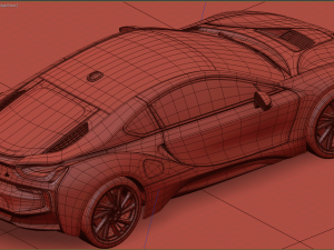 electric vehicle i8 3D Model