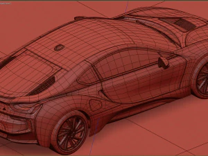 electric vehicle i8 3D Model