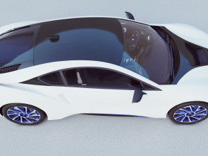 electric vehicle i8 3D Model