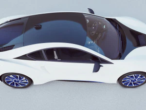 electric vehicle i8 3D Model