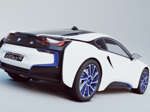 electric vehicle i8 3D Model