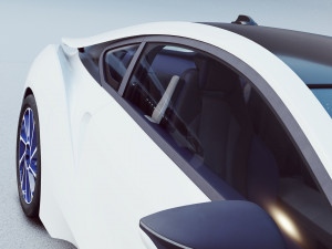 electric vehicle i8 3D Model