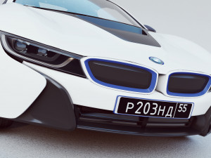 electric vehicle i8 3D Model