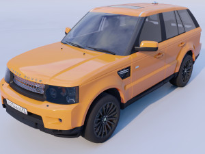 rangerover sport 2009 3D 模型