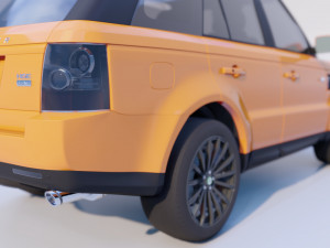 rangerover sport 2009 3D 模型