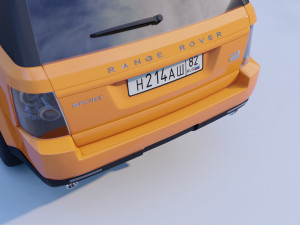 rangerover sport 2009 3D 模型