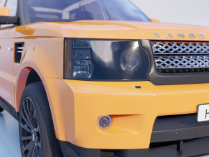 rangerover sport 2009 3D 模型