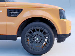 rangerover sport 2009 3D 模型