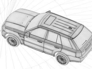 rangerover sport 2009 3D 模型