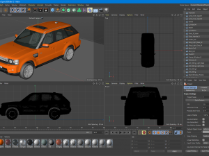 rangerover sport 2009 3D 模型