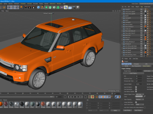 rangerover sport 2009 3D 模型