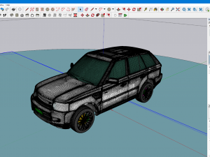 rangerover sport 2009 3D 模型
