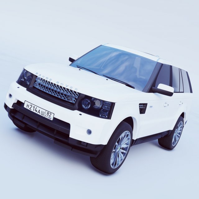 rangerover sport 2009 3D 模型 .c4d .max .obj .3ds .fbx .stl .blend 