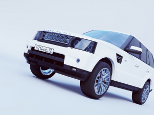 rangerover sport 2009 3D 模型