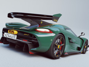 koenigsegg jesko 2020 Model 3D