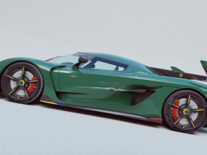 koenigsegg jesko 2020 Model 3D