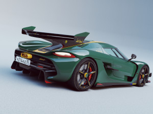 koenigsegg jesko 2020 Model 3D