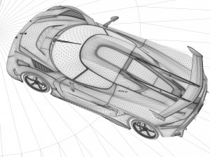 koenigsegg jesko 2020 Model 3D