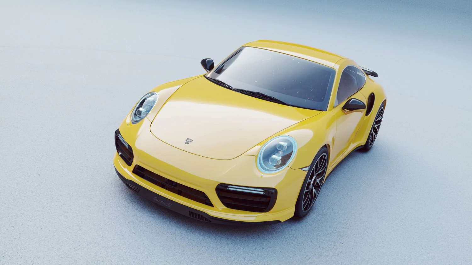 porsche 911 turbos 3D Model .c4d .max .obj .3ds .fbx .stl .blend