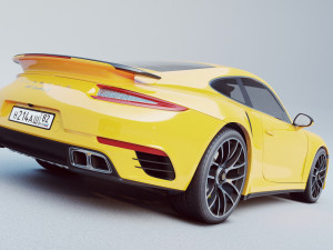 porsche 911 turbos Modèle 3D