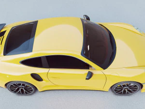 porsche 911 turbos 3D Model