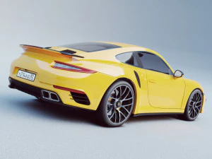 porsche 911 turbos 3D Model