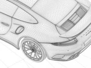 porsche 911 turbos 3D Model