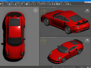 porsche 911 turbos 3D Model