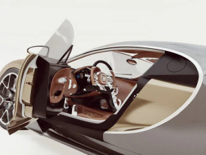 bugatti chiron full interior 3D Model