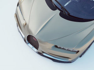 bugatti chiron full interior 3D 모델