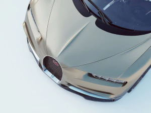 bugatti chiron full interior 3D Model