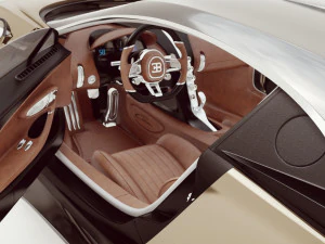 bugatti chiron full interior 3D Model