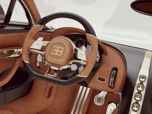 bugatti chiron full interior 3D Model