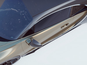 bugatti chiron full interior 3D 모델