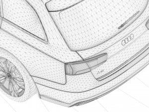audi a6 3D Модель