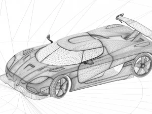 koenigsegg agera Modello 3D