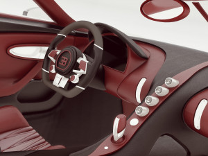 bugatti la voiture noire 3D Модель