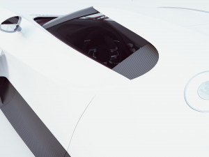 bugatti la voiture noire 3D Модель