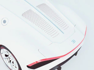 bugatti la voiture noire 3D Model