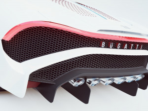 bugatti la voiture noire 3D Модель