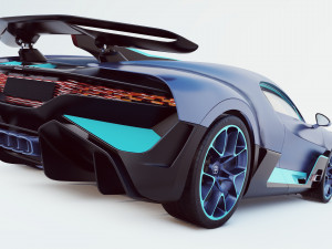 bugatti divo Modèle 3D