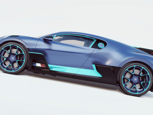 bugatti divo Modèle 3D
