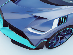 bugatti divo Modèle 3D
