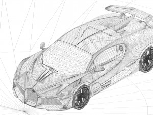 bugatti divo Modèle 3D